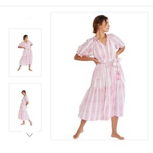 EUC Mille Zoe Dress. Pink Jaipur Stripe. Size XS.